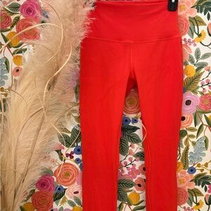 lululemon athletica Red Leggings